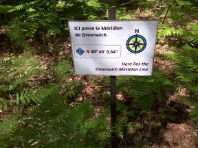 Greenwich Meridian Marker; France; Poitou-Charentes; Chalandray